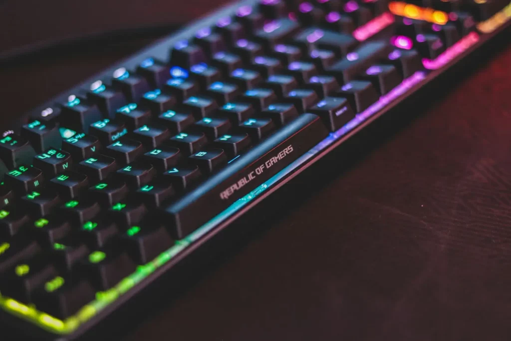 Clavier lumineux